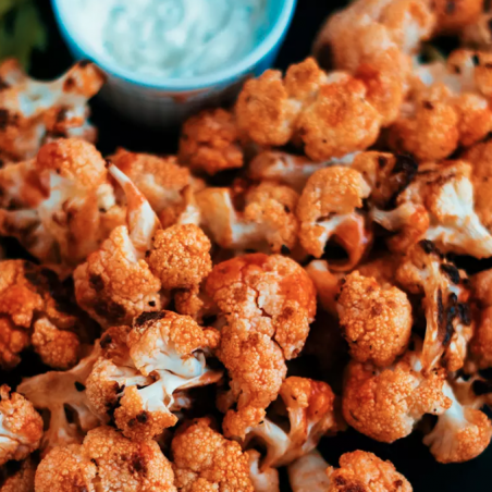 Roasted Buffalo Cauliflower