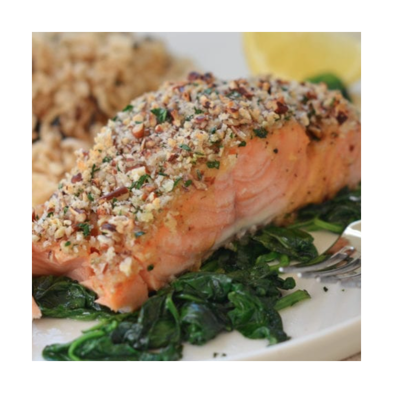 Pistachio Parmesan Salmon