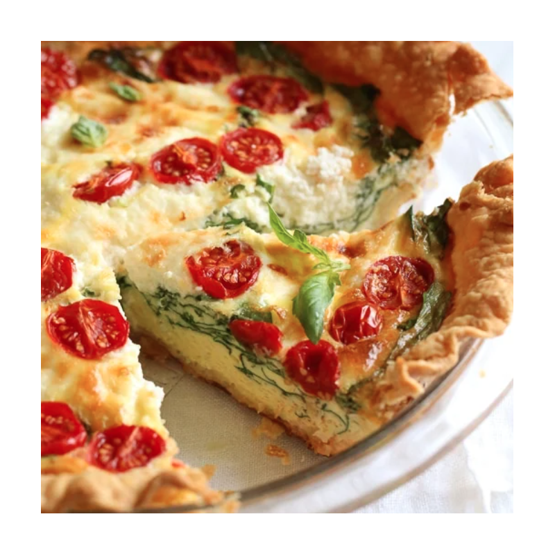 Caprese Quiche