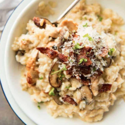Wild Mushroom Gruyere Risotto