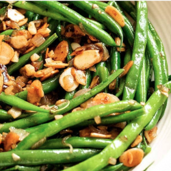 Toasted Almond Green Beans