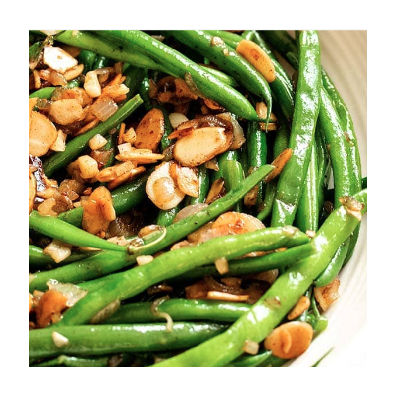 Toasted Almond Green Beans
