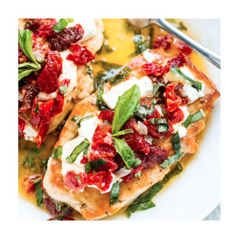 Sun Dried Tomato & Goat Cheese Chicken