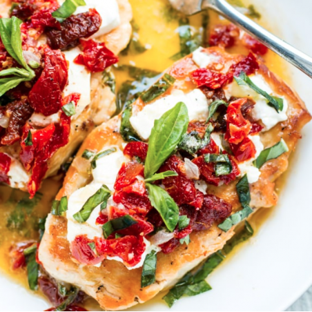 Sun Dried Tomato & Goat Cheese Chicken