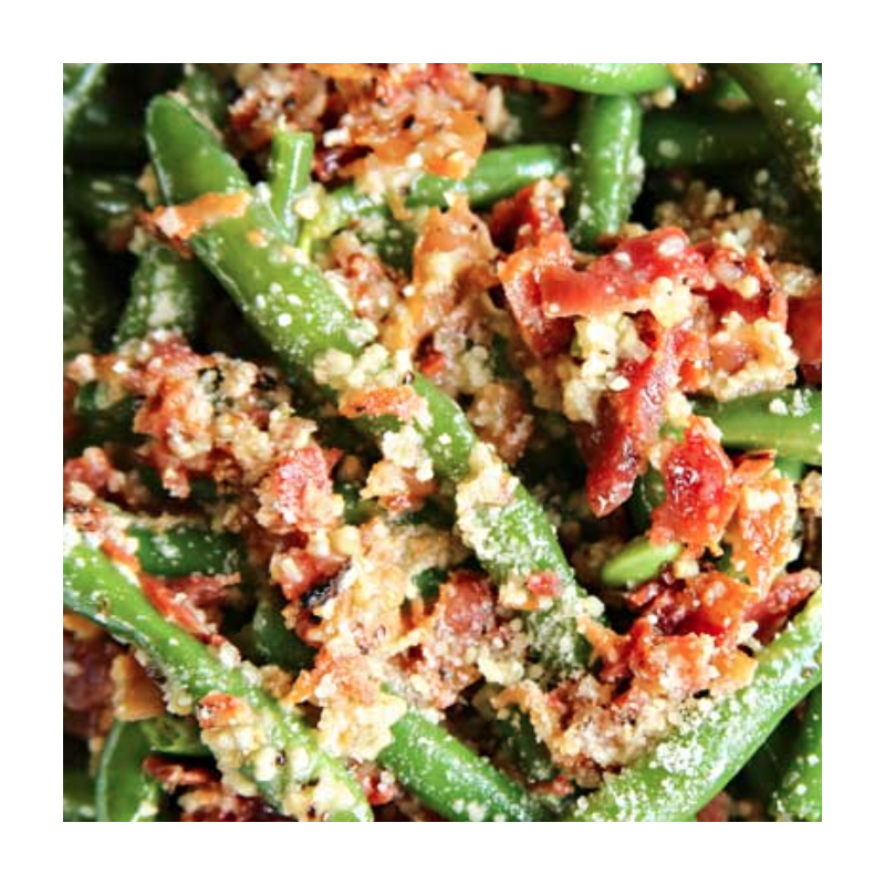 All Real Meal Bacon Garlic Green Beans Side