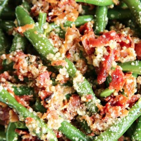 All Real Meal Bacon Garlic Green Beans Side
