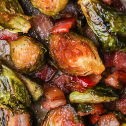 Balsamic Maple Bacon Brussels