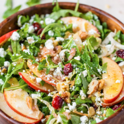 Apple Walnut Side Salad