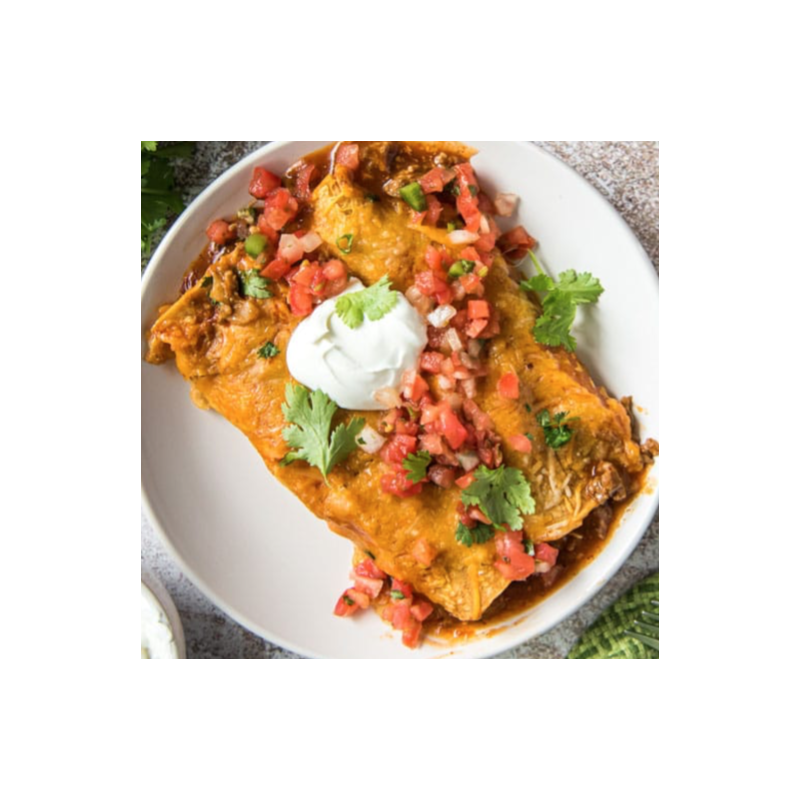 Grass Fed Beef Enchiladas