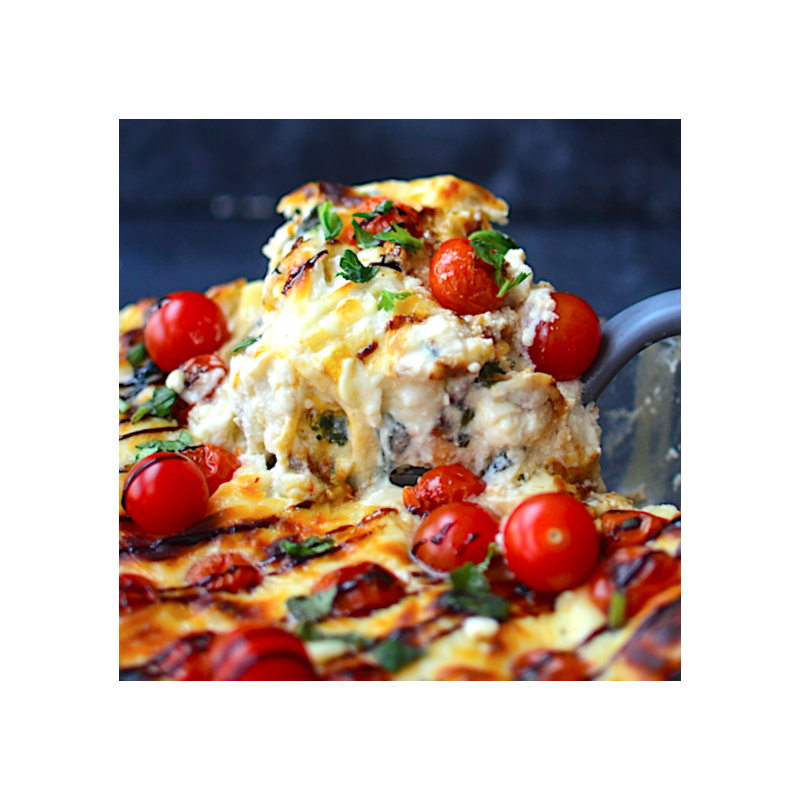 Chicken Caprese Lasagna