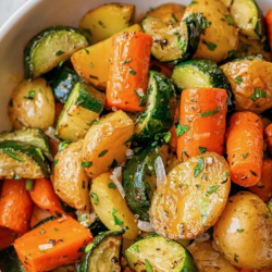 Brown Butter Roasted Vegetables Side