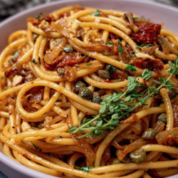 Balsamic Caramelized Onion Pasta Side