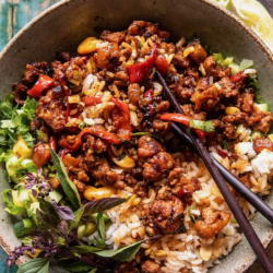 Ginger Pineapple Chicken Stir Fry
