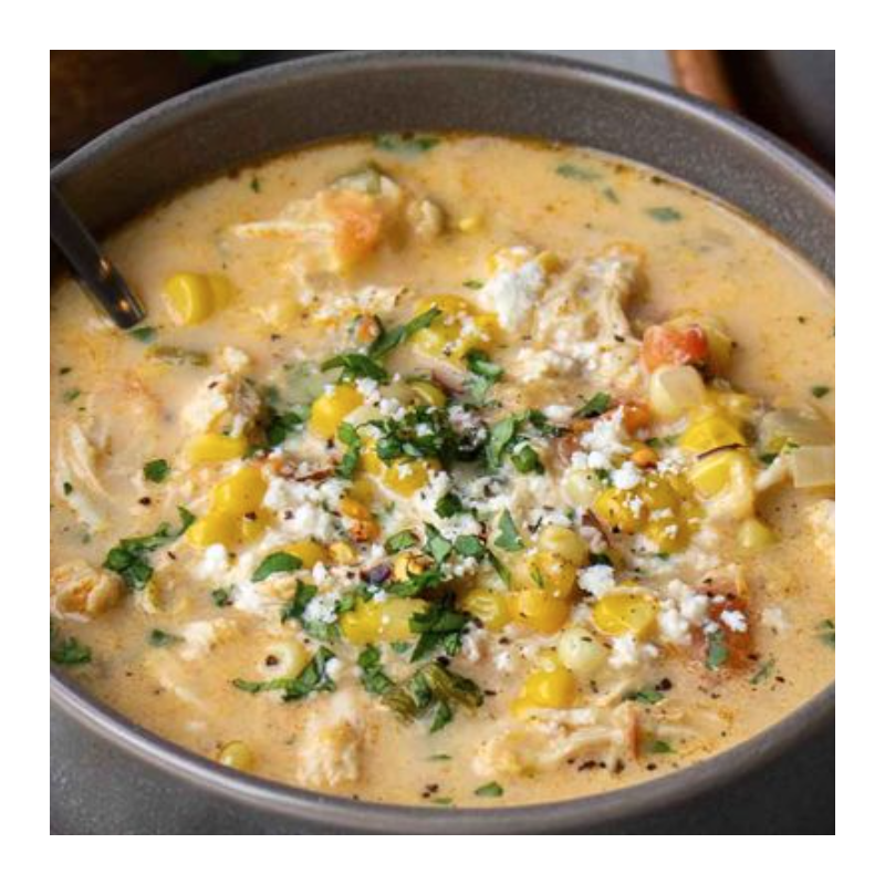 Street Corn Chicken Soup