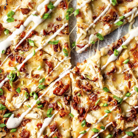 Chicken Bacon Ranch Flatbread