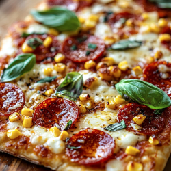 Hot Honey Pepperoni Flatbread