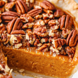 Caramel Pecan Pumpkin Pie