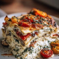 Loaded Veggie White Lasagna