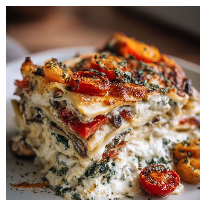 Loaded Veggie White Lasagna