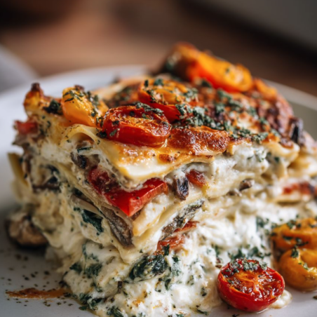 Loaded Veggie White Lasagna