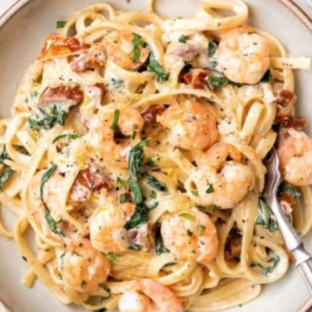 Tuscan Shrimp Linguini