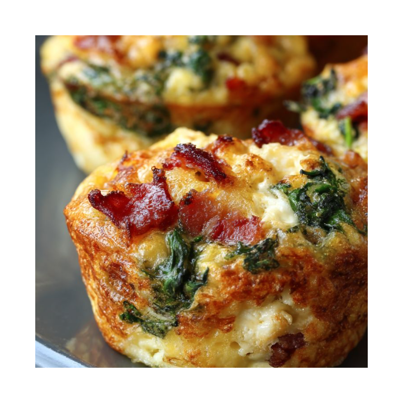 Bacon Broccoli Cheddar Mini Quiche Bacon Broccoli Cheddar Mini Quiche