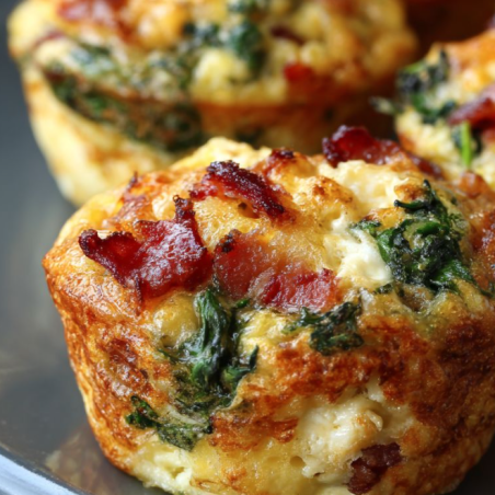 Bacon Broccoli Cheddar Mini Quiche