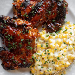 BBQ Chicken & Creamed Corn