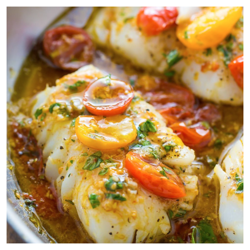 Tomato Basil Cod