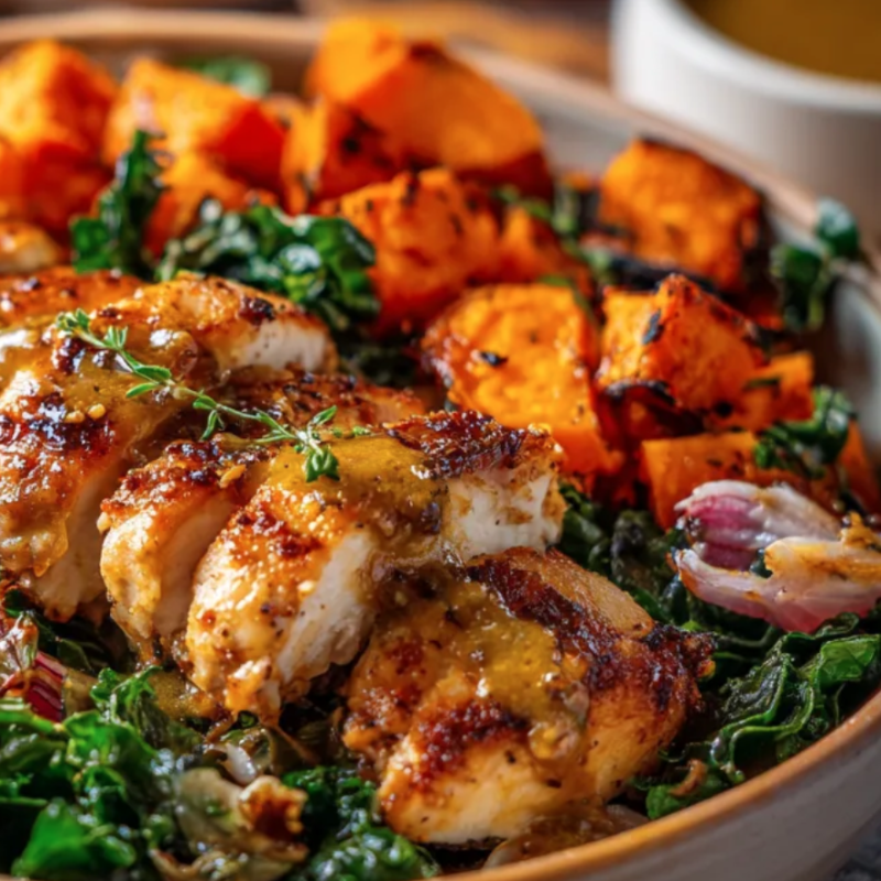 Maple Dijon Chicken Bowl