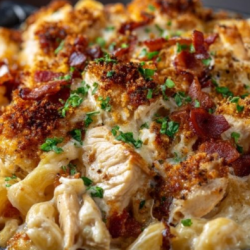 Crack Chicken Mac & Cheese