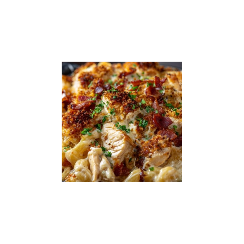 Crack Chicken Mac & Cheese