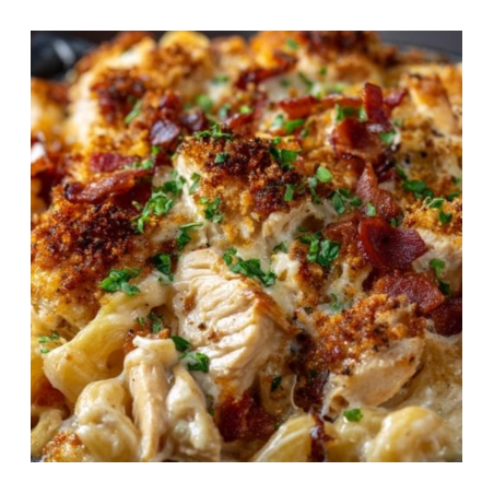 Crack Chicken Mac & Cheese