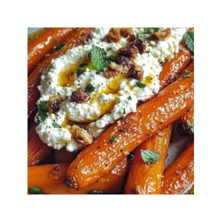 Honey Whipped Ricotta Roasted Carrots