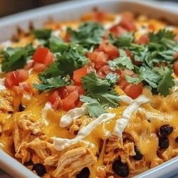Baked Chicken Taco Casserole