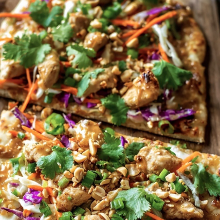 Thai Chicken Flatbread
