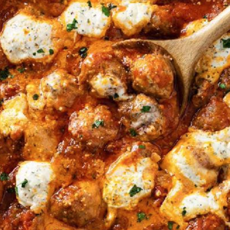 Ricotta Meatballs Side