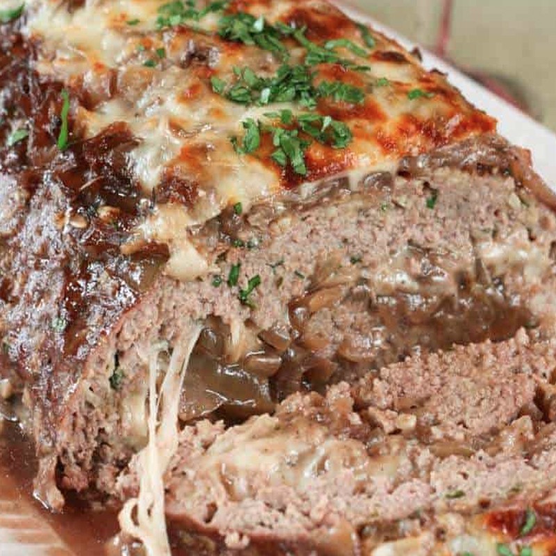 French Onion Meatloaf