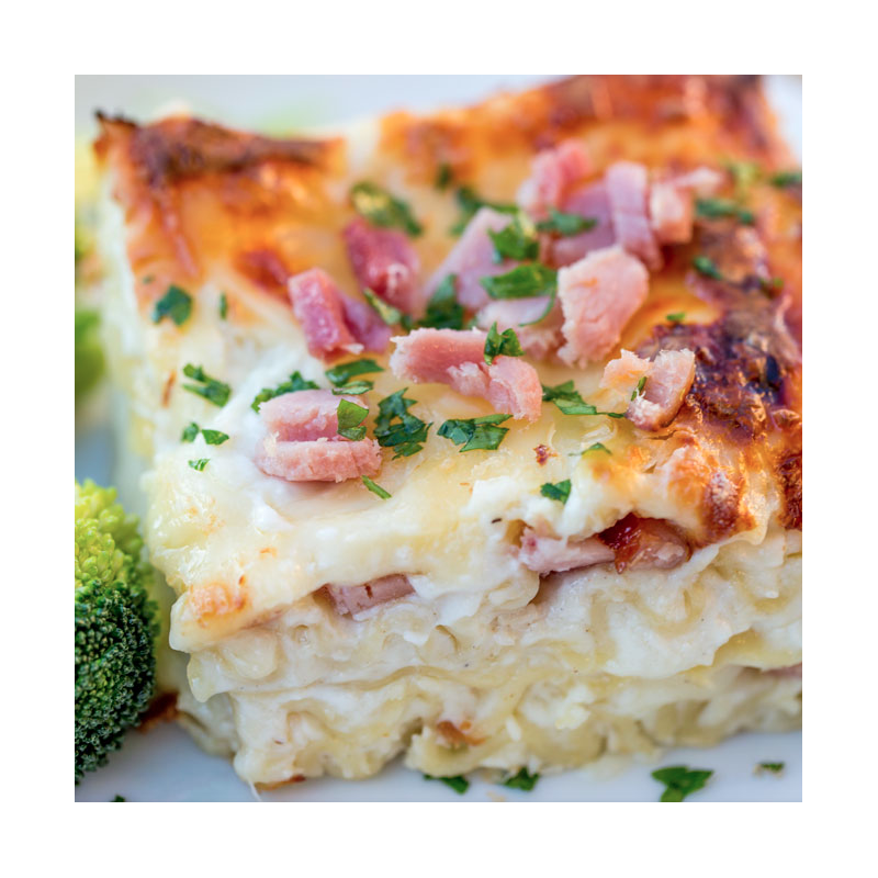 Chicken Cordon Bleu Lasagna